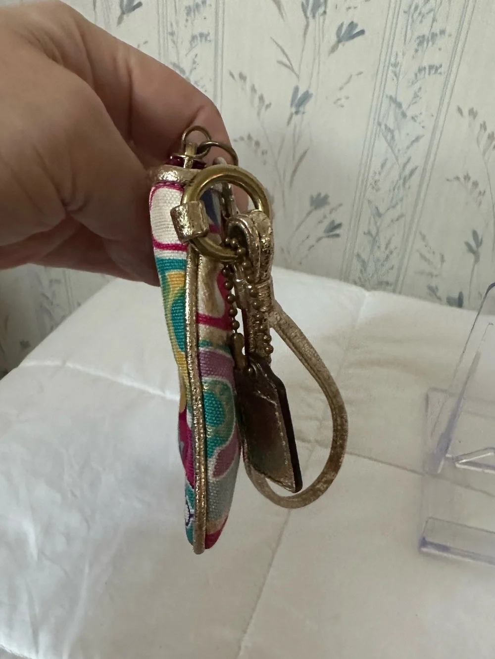 Coach Poppy Pop Art Wristlet